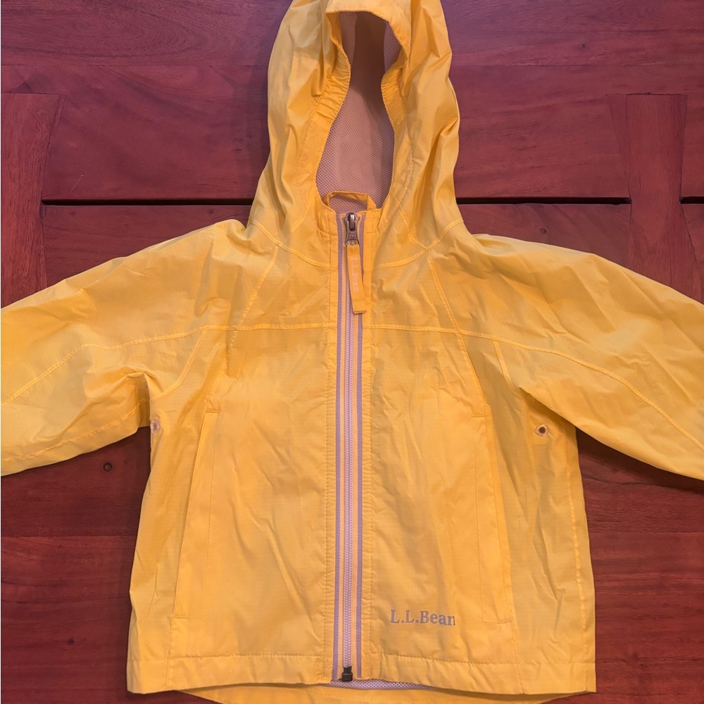 L.L. Bean Kids Sunshine Yellow Raincoat